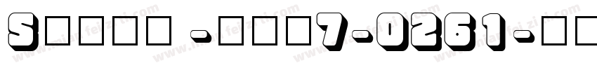 Shree -eng7-0261字体转换